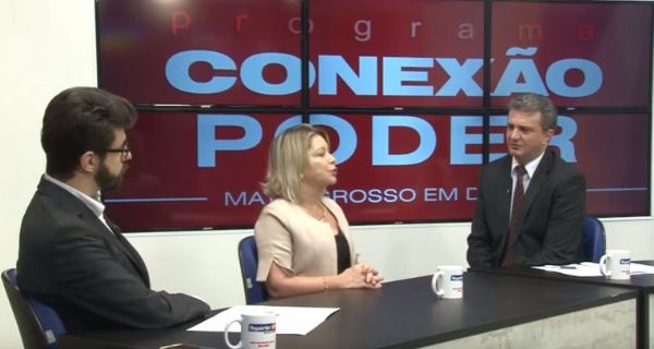 Magistrada Selma Rosane de Arruda durante entrevista