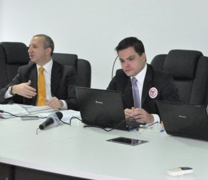Promotores de Justia Danilo Lovisaro do Nascimento e Rodrigo Curti