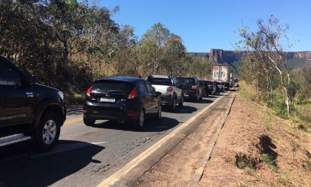 Justiça restringe tráfego entre Cuiabá e Chapada dos Guimarães