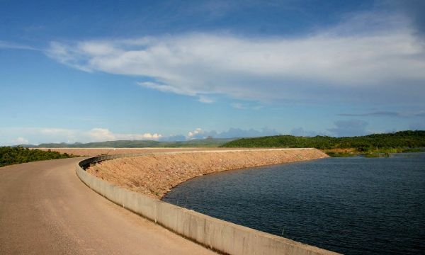 Barragem de rejeito de minerao em Mato Grosso