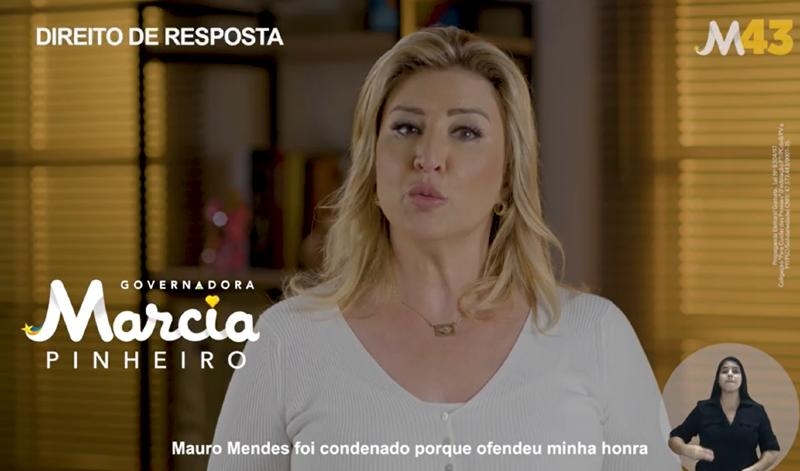 Em direito de resposta, Marcia afirma que foi desrespeitada por Mauro: 