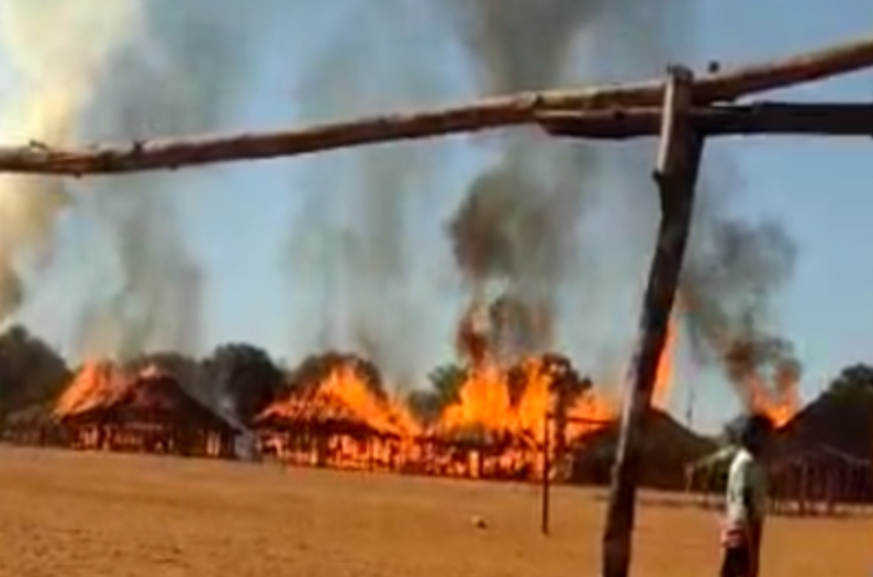 MP solicita que Polícia Federal e Funai investiguem incêndio que atingiu casas em aldeia Xavante