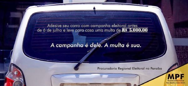 Campanha do  MPF, atravs da Procuradoria Regional Eleitoral na Paraba (PRE)