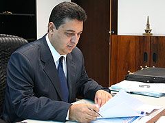 Presidente do TRT/MT - desembargador Tarcsio Valente
