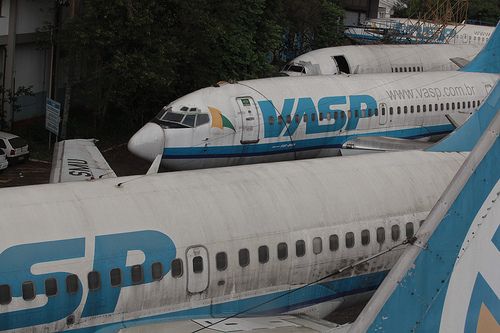 Desmonte de aeronaves da Vasp, em Recife, tem nova data